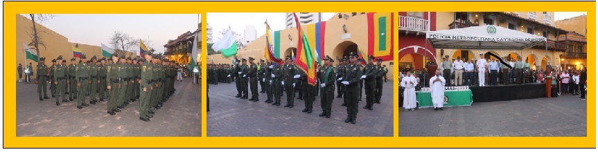 ALCALDE RECIBIÓ 140 NUEVOS POLICÍAS PARA SEGURIDAD DE CARTAGENA  