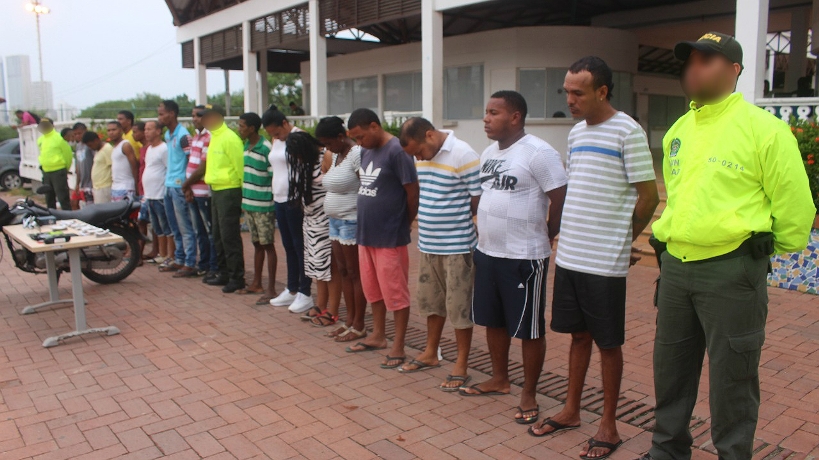 CAPTURADOS 18 MIEMBROS DE LA BANDA LOS CACIQUES 