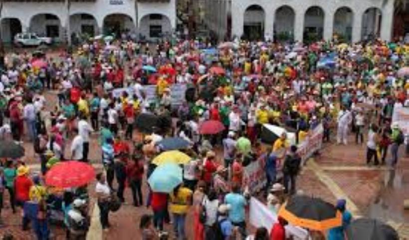 HOY ES LA TOMA DEL MAGISTERIO A CARTAGENA  