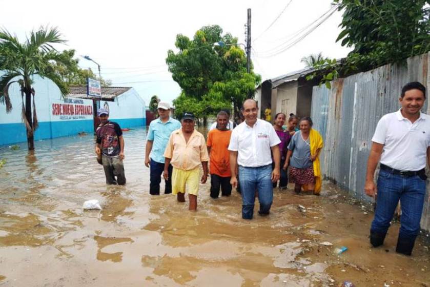 LLEGARON LA INUNDACIONES EN MAGANGUE Y SUR DE BOLIVAR 