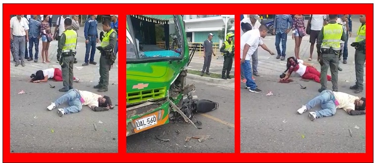 OTRO FATAL ACCIDENTE POR IMPRUDENCIA DE UN MOTOCICLISTA 