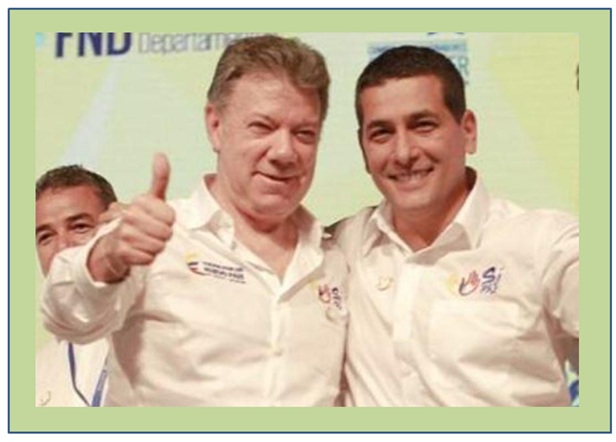 PRESIDENTE SANTOS DESTACO LABOR DEL GOBERNADOR DUMEK TURBAY 